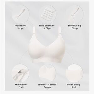 Wireless nursing bra